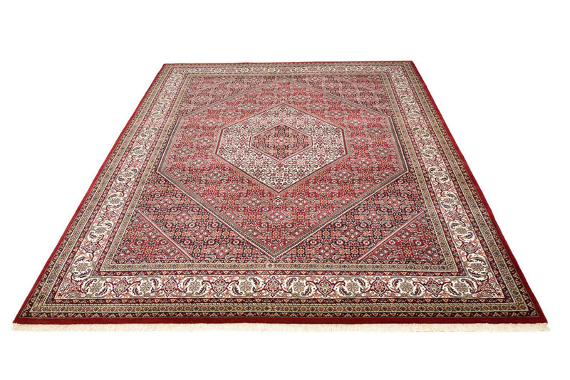 Persisk tæppe - Bijar - Royal - 250 x 199 cm - bordeaux rød