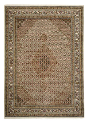 Orientalsk tæppe - Tabriz - 352 x 250 cm - mørk beige