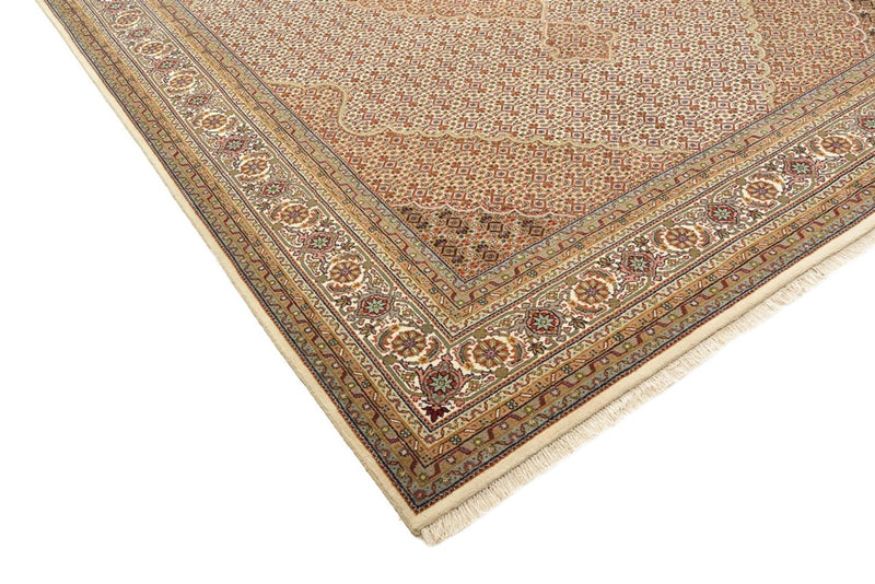 Orientalsk tæppe - Tabriz - 352 x 250 cm - mørk beige