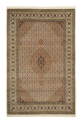 Orientalsk tæppe - Tabriz - 300 x 197 cm - mørk beige