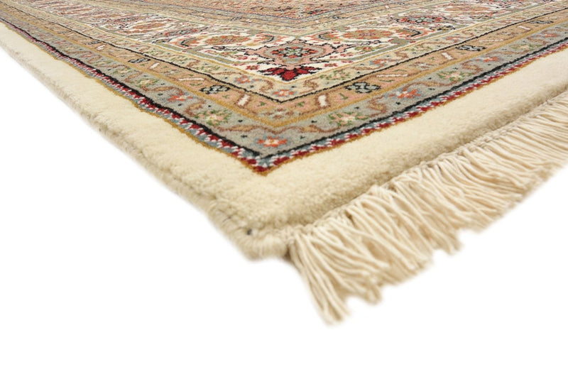 Orientalsk tæppe - Tabriz - 300 x 197 cm - mørk beige