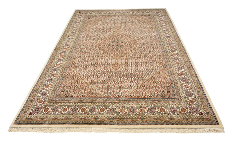 Orientalsk tæppe - Tabriz - 300 x 197 cm - mørk beige