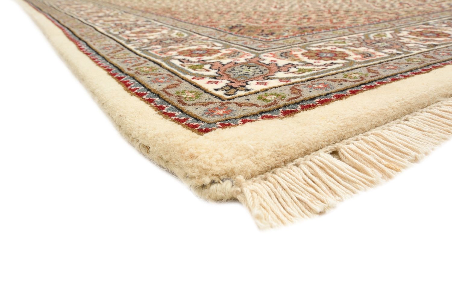 Orientalsk tæppe - Tabriz - 177 x 125 cm - mørk beige