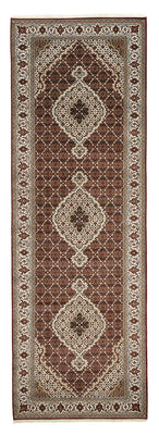 Løber Orientalsk tæppe - Tabriz - 362 x 122 cm - lys beige