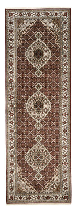 Løber Orientalsk tæppe - Tabriz - 362 x 122 cm - lys beige
