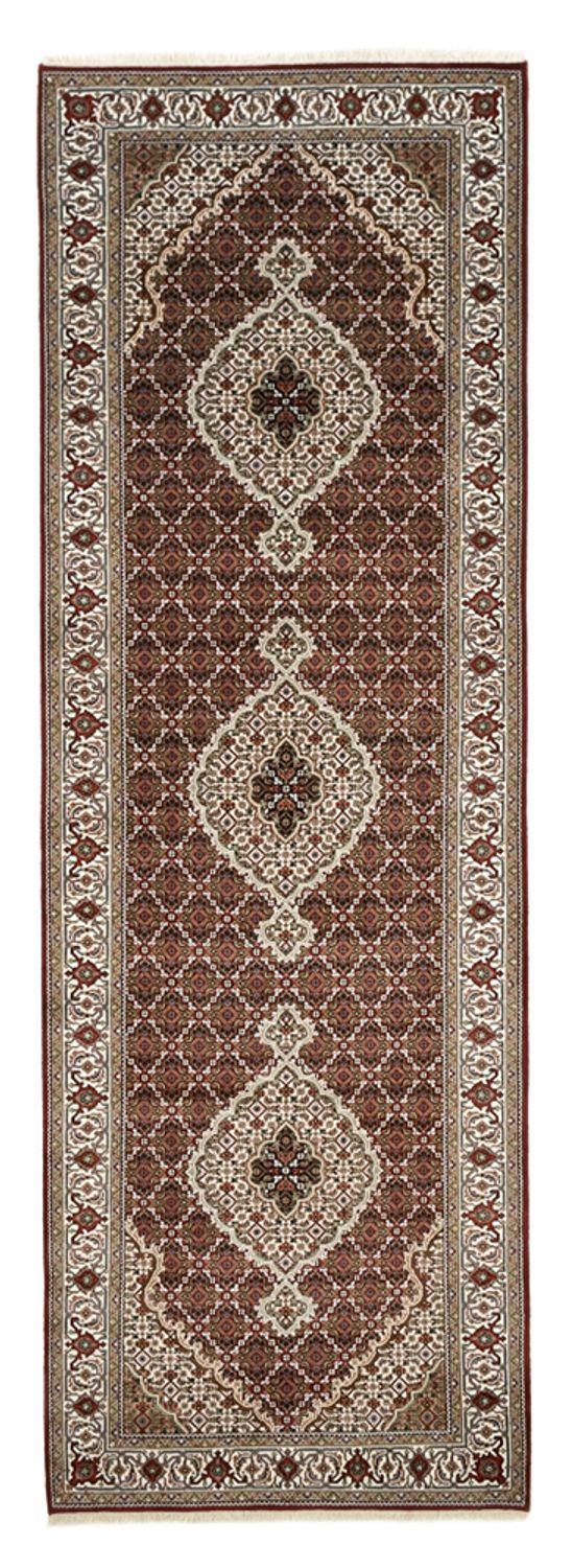 Løber Orientalsk tæppe - Tabriz - 362 x 122 cm - lys beige