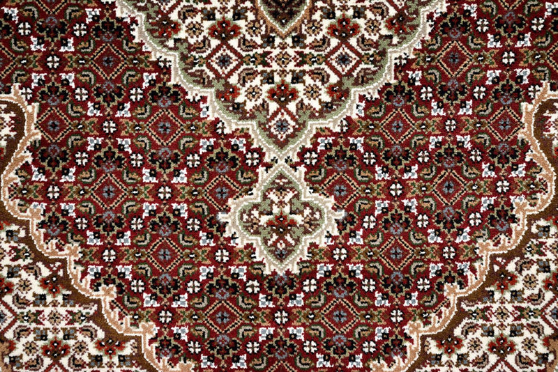 Løber Orientalsk tæppe - Tabriz - 362 x 122 cm - lys beige