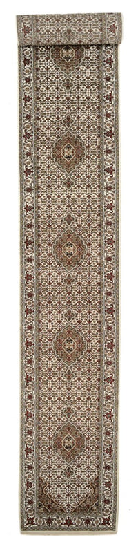 Løber Orientalsk tæppe - Tabriz - 602 x 81 cm - lys beige