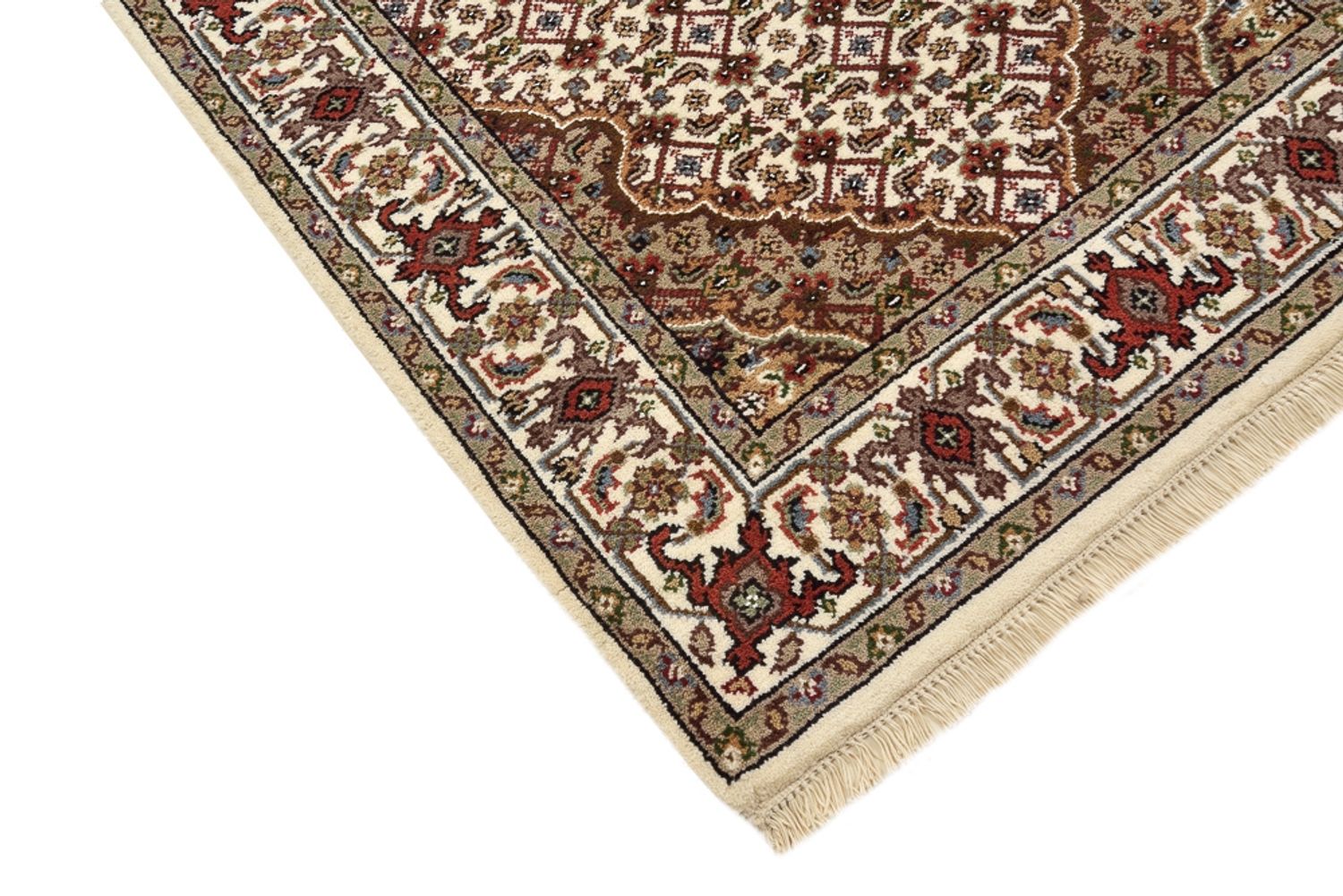 Løber Orientalsk tæppe - Tabriz - 602 x 81 cm - lys beige