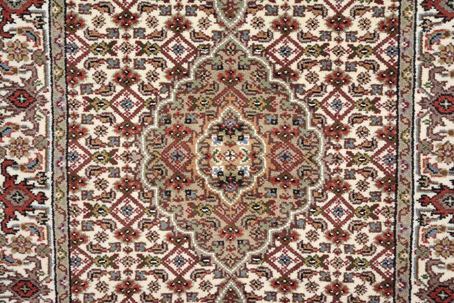 Løber Orientalsk tæppe - Tabriz - 602 x 81 cm - lys beige