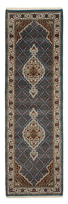 Løber Orientalsk tæppe - Tabriz - 244 x 75 cm - mørkeblå