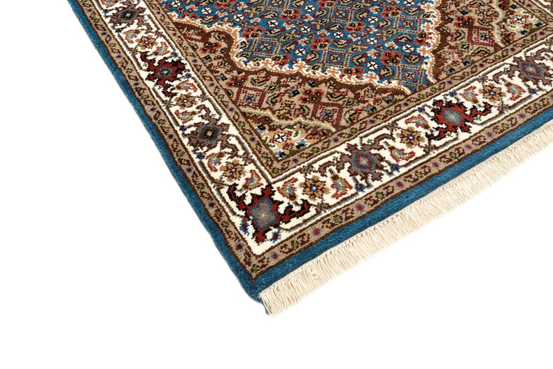 Løber Orientalsk tæppe - Tabriz - 244 x 75 cm - mørkeblå