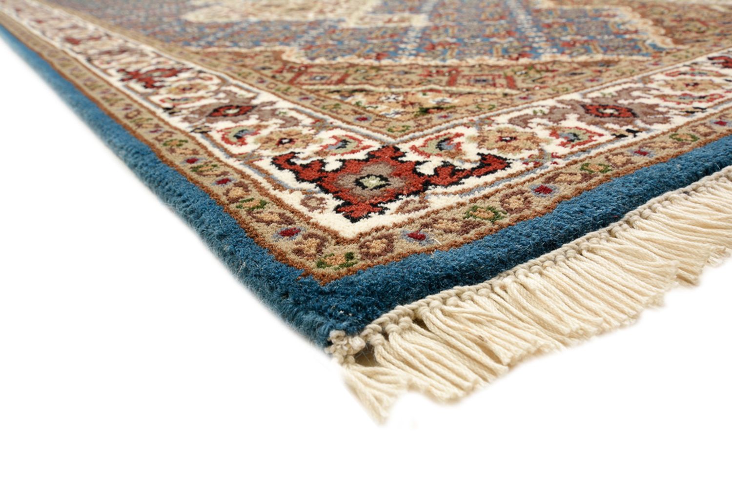 Løber Orientalsk tæppe - Tabriz - 454 x 79 cm - mørkeblå