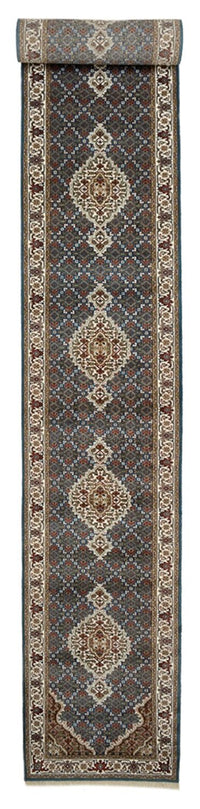 Løber Orientalsk tæppe - Tabriz - 615 x 79 cm - mørkeblå