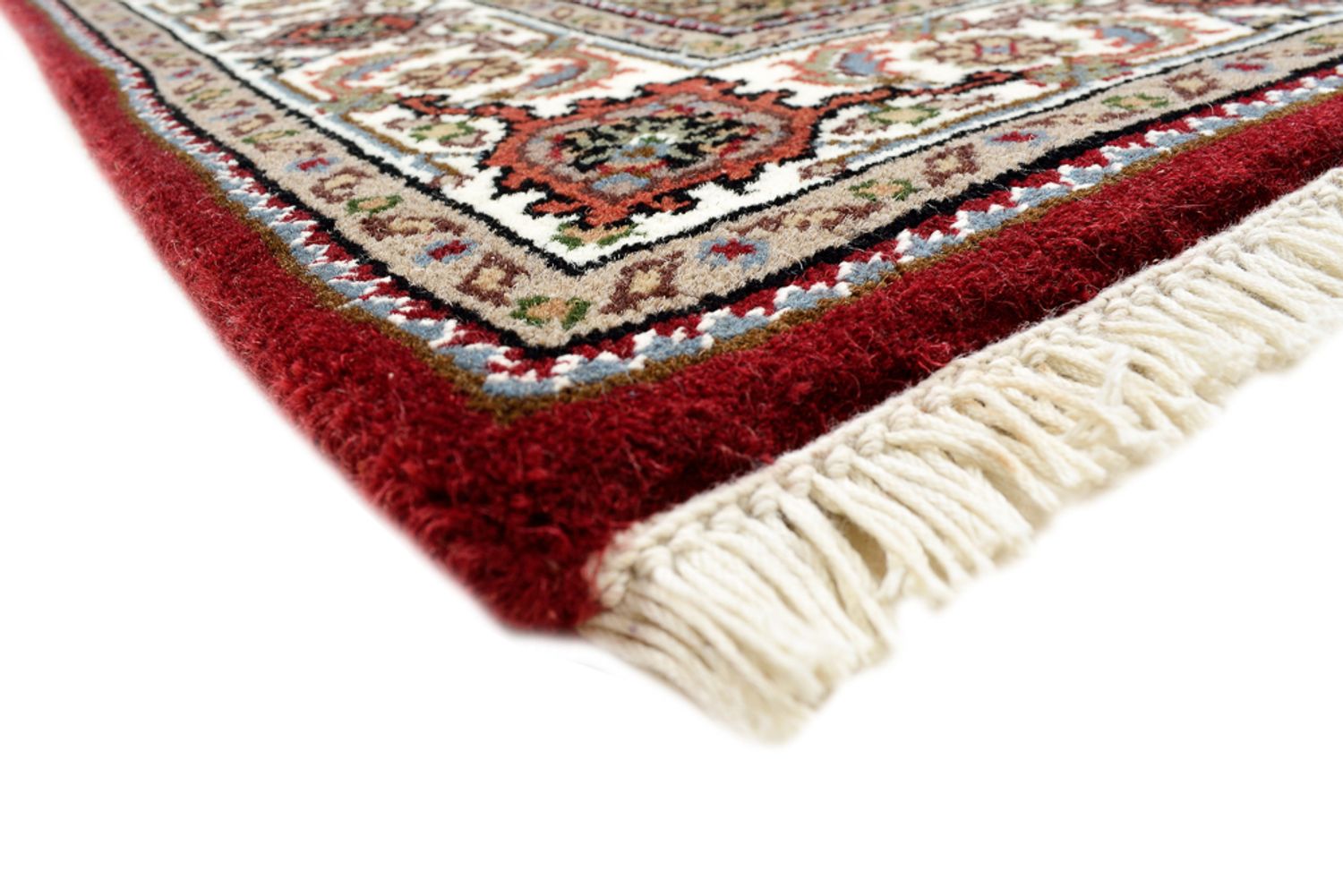 Orientalsk tæppe - Tabriz - 93 x 89 cm - creme