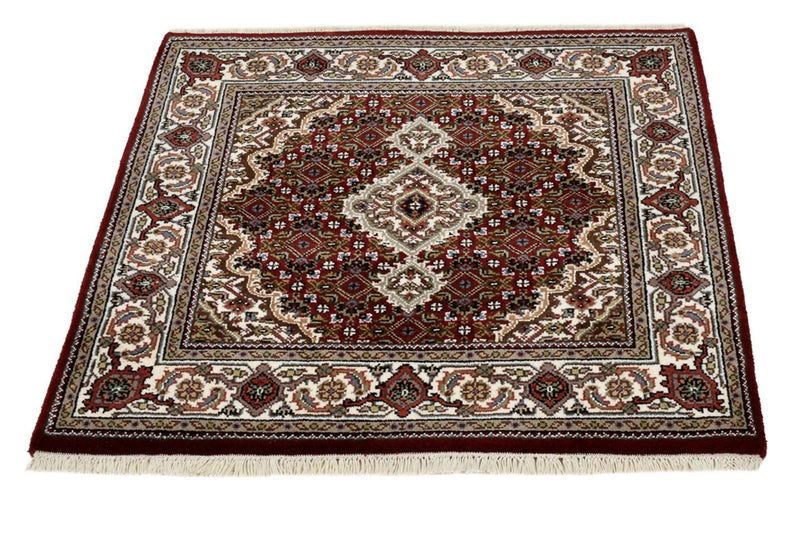 Orientalsk tæppe - Tabriz - 93 x 89 cm - creme