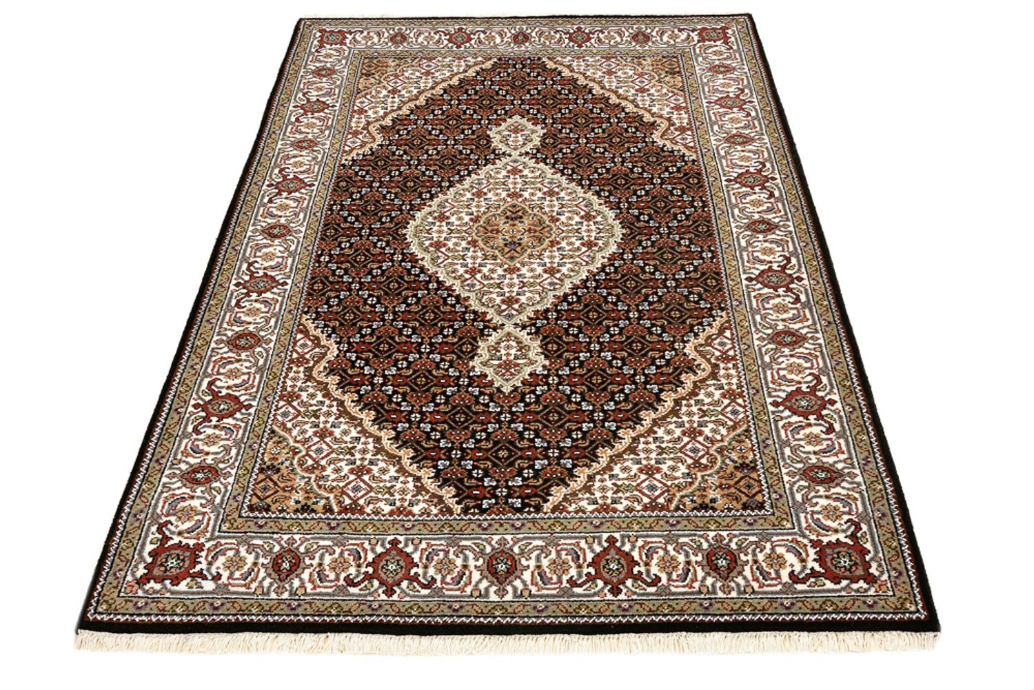 Orientalsk tæppe - Tabriz - 183 x 121 cm - creme
