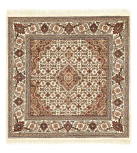 Orientalsk tæppe - Tabriz - 92 x 89 cm - creme