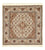 Orientalsk tæppe - Tabriz - 92 x 89 cm - creme
