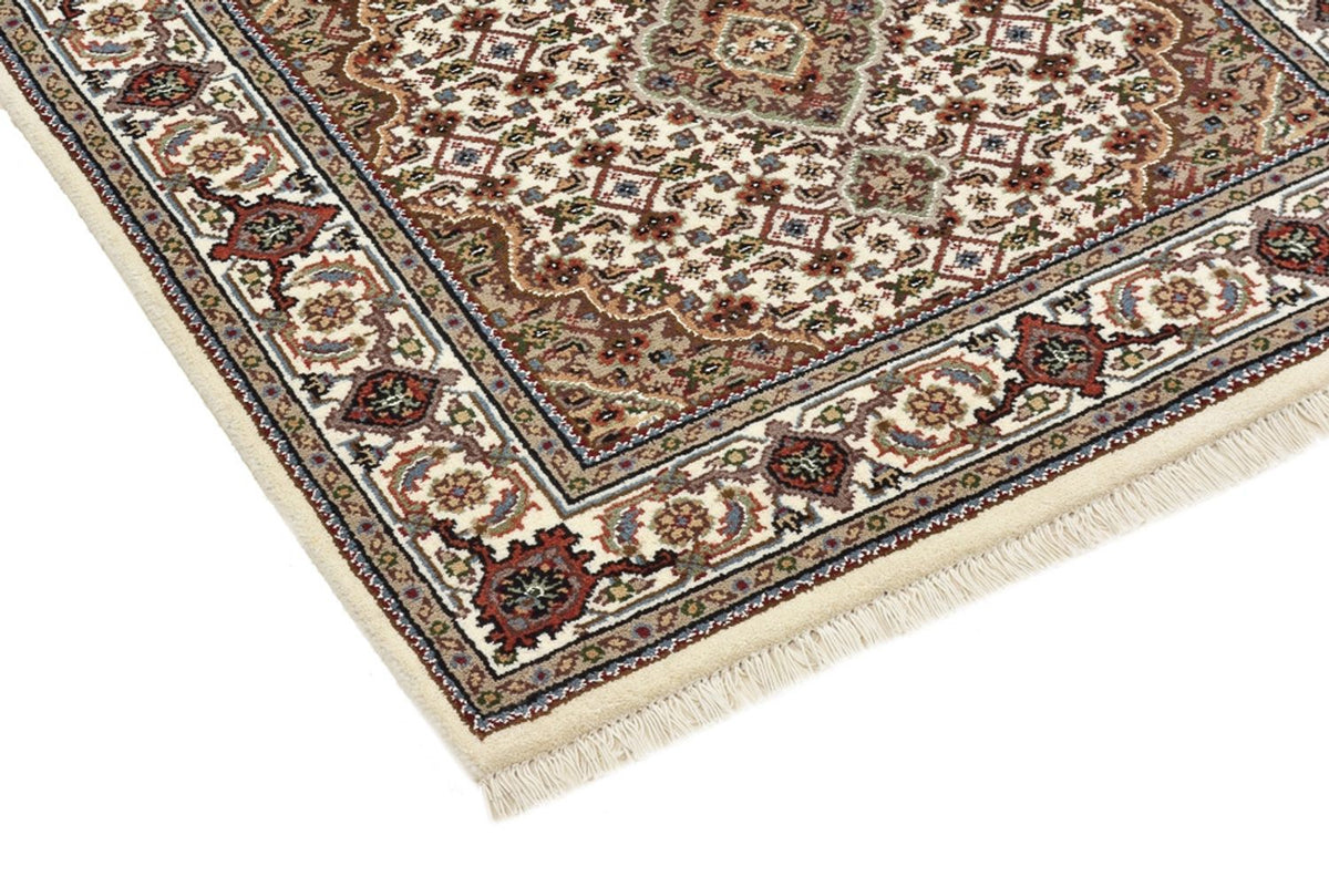 Orientalsk tæppe - Tabriz - 92 x 89 cm - creme