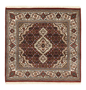 Orientalsk tæppe - Tabriz - 94 x 89 cm - creme