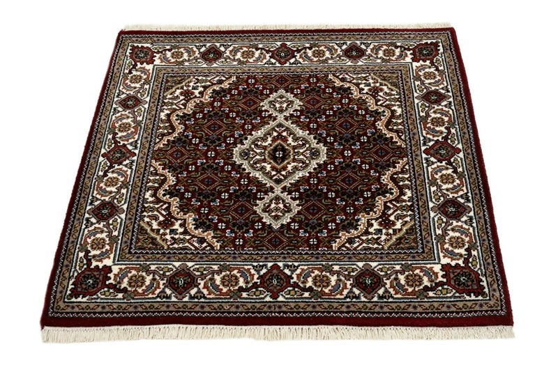 Orientalsk tæppe - Tabriz - 94 x 89 cm - creme