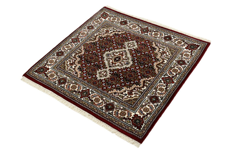 Orientalsk tæppe - Tabriz - 94 x 89 cm - creme