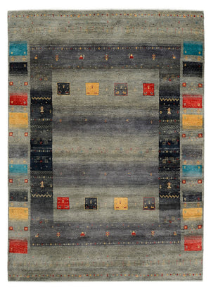 Gabbeh-tæppe - Loribaft Indus - 241 x 175 cm - sand