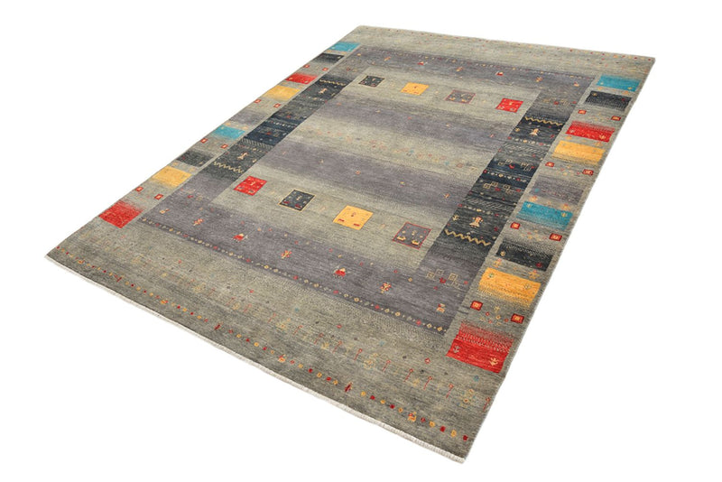 Gabbeh-tæppe - Loribaft Indus - 241 x 175 cm - sand
