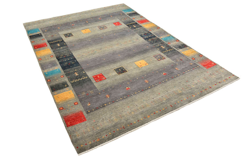 Gabbeh-tæppe - Loribaft Indus - 241 x 175 cm - sand