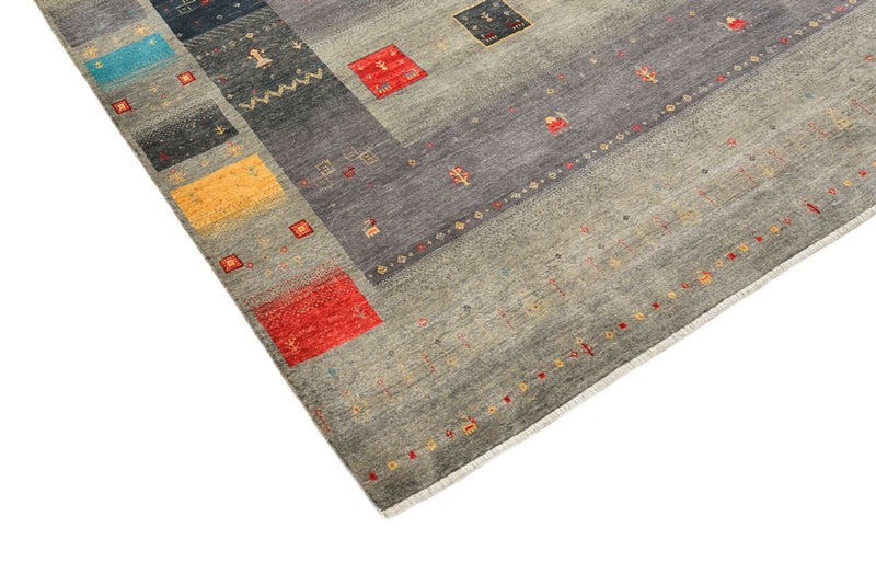 Gabbeh-tæppe - Loribaft Indus - 241 x 175 cm - sand