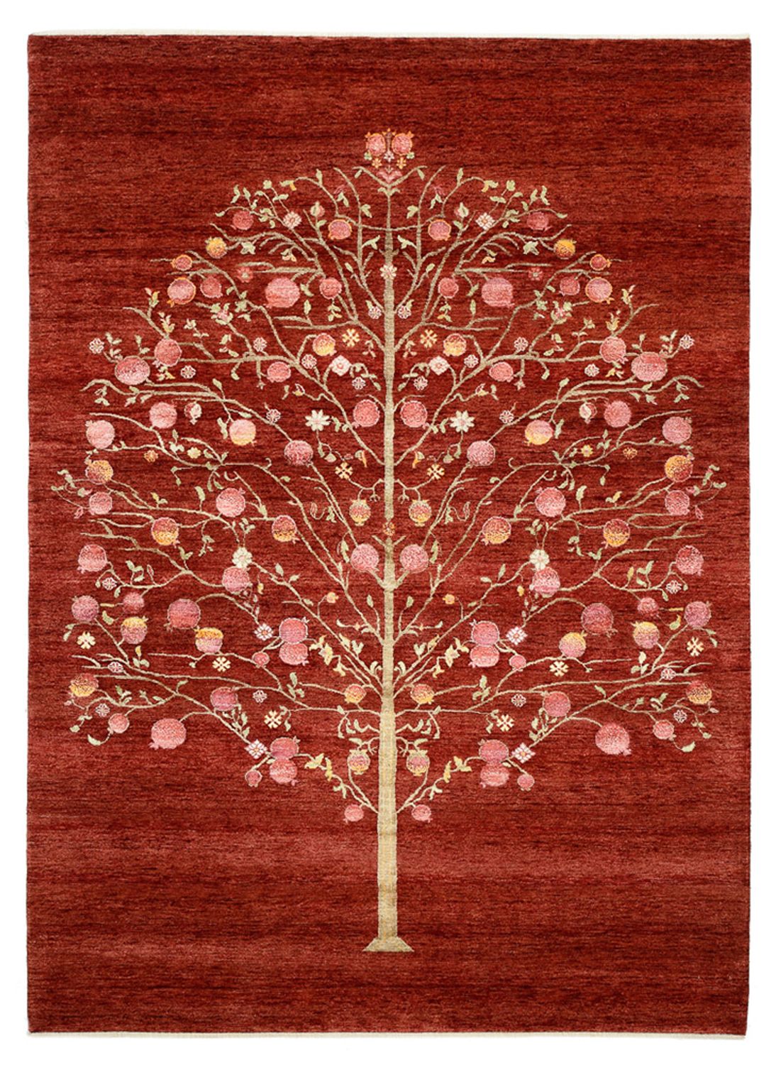 Gabbeh-tæppe - Loribaft Indus - 243 x 176 cm - rød