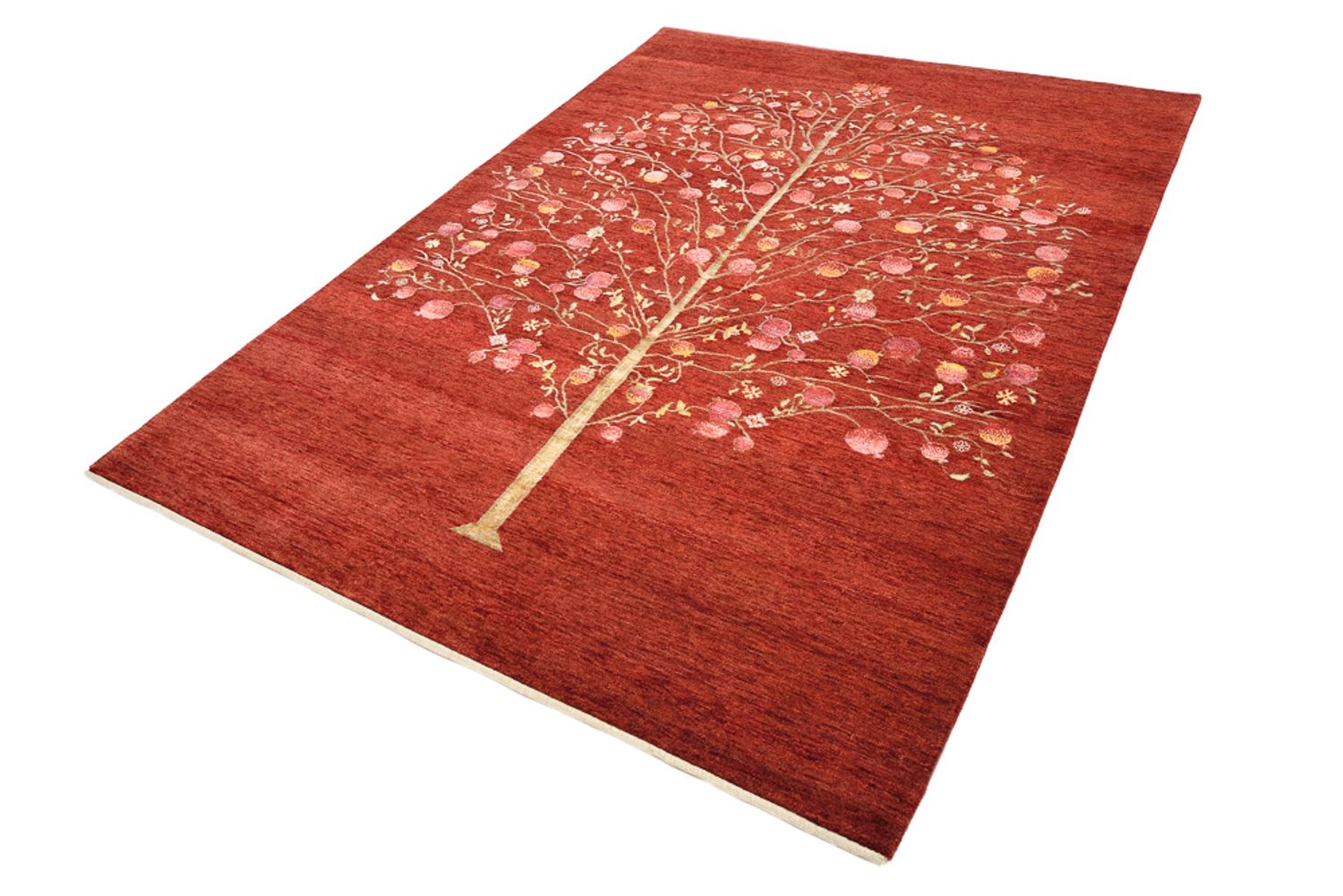 Gabbeh-tæppe - Loribaft Indus - 243 x 176 cm - rød