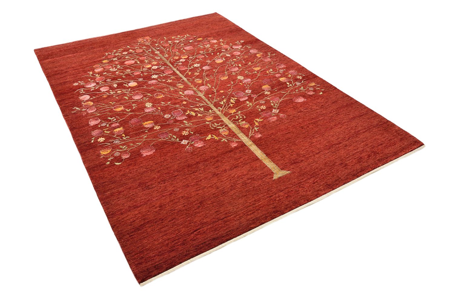 Gabbeh-tæppe - Loribaft Indus - 243 x 176 cm - rød