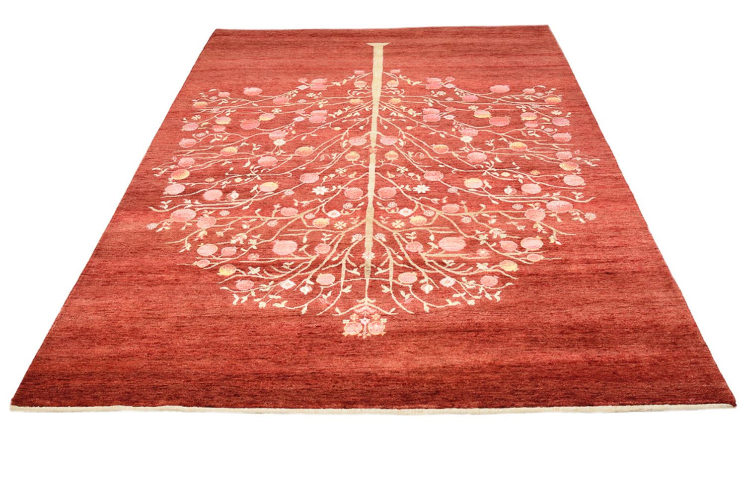Gabbeh-tæppe - Loribaft Indus - 243 x 176 cm - rød