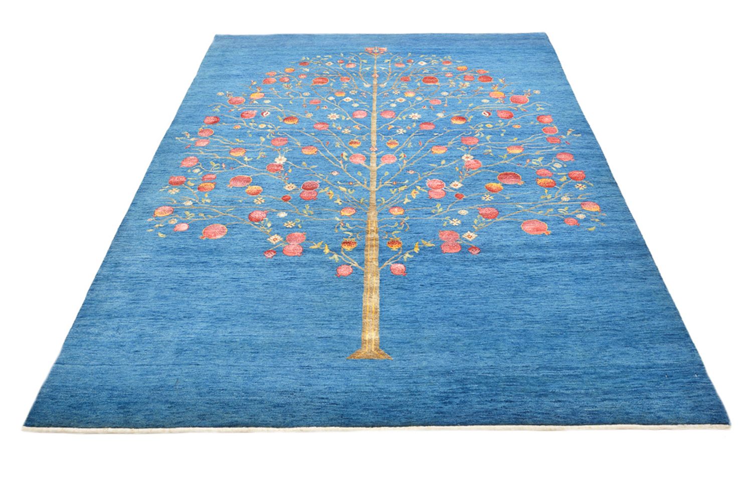 Gabbeh-tæppe - Loribaft Indus - 243 x 177 cm - blå