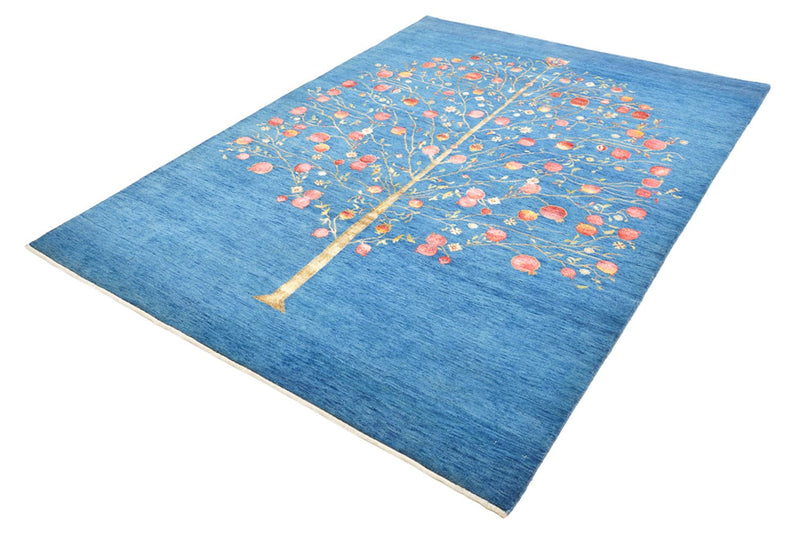Gabbeh-tæppe - Loribaft Indus - 243 x 177 cm - blå