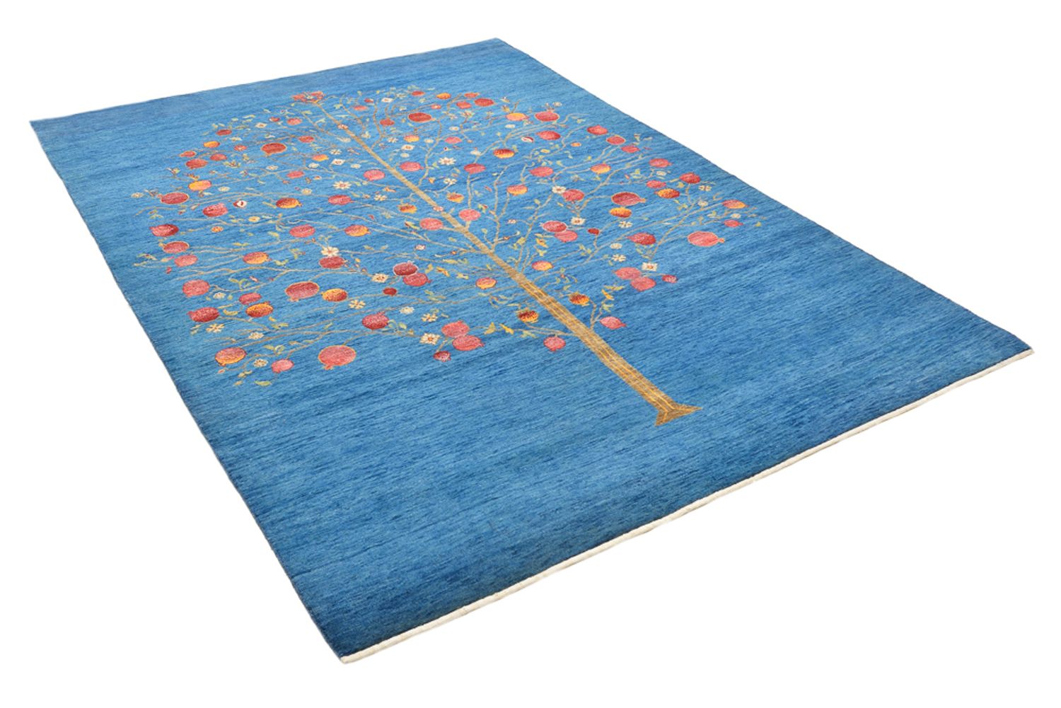 Gabbeh-tæppe - Loribaft Indus - 243 x 177 cm - blå