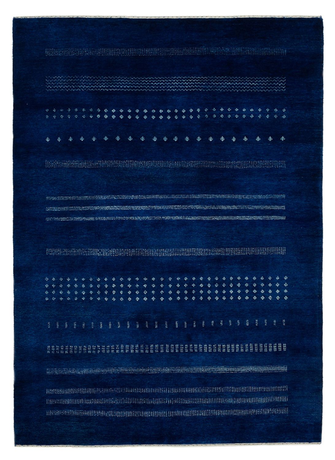 Gabbeh-tæppe - Loribaft Indus - 237 x 172 cm - mørkeblå
