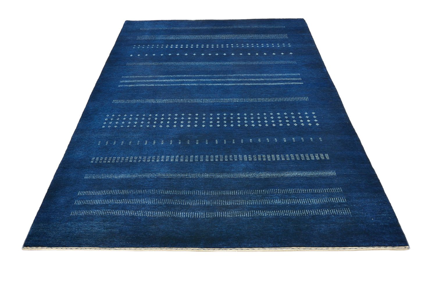 Gabbeh-tæppe - Loribaft Indus - 237 x 172 cm - mørkeblå