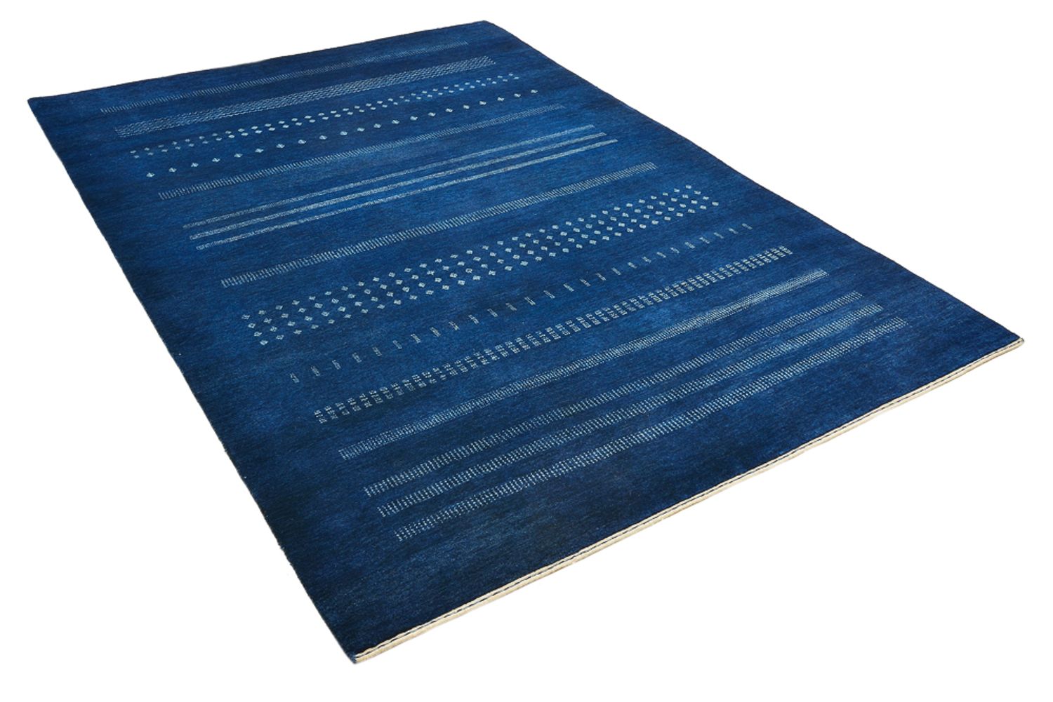 Gabbeh-tæppe - Loribaft Indus - 237 x 172 cm - mørkeblå