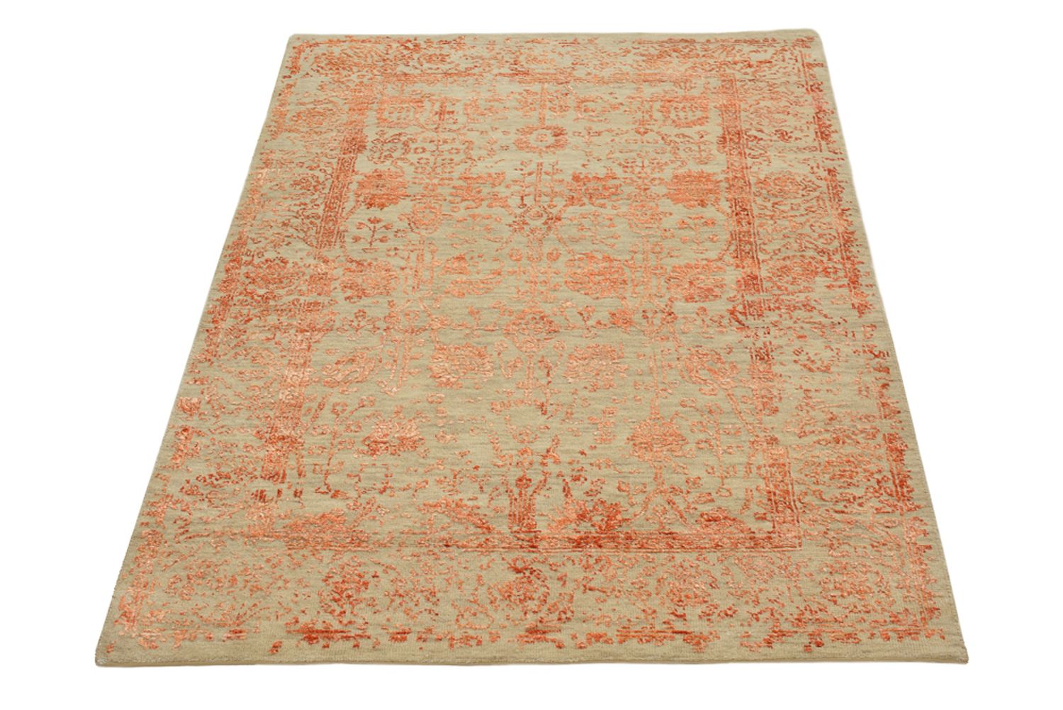 Designer tæppe - 144 x 104 cm - orange