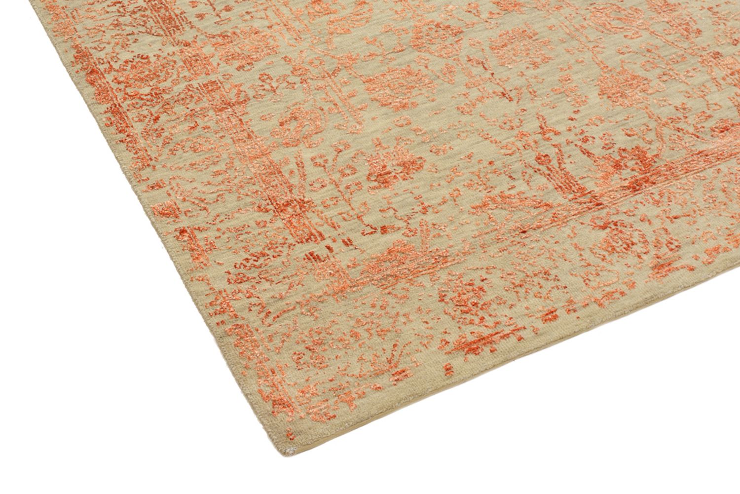 Designer tæppe - 144 x 104 cm - orange