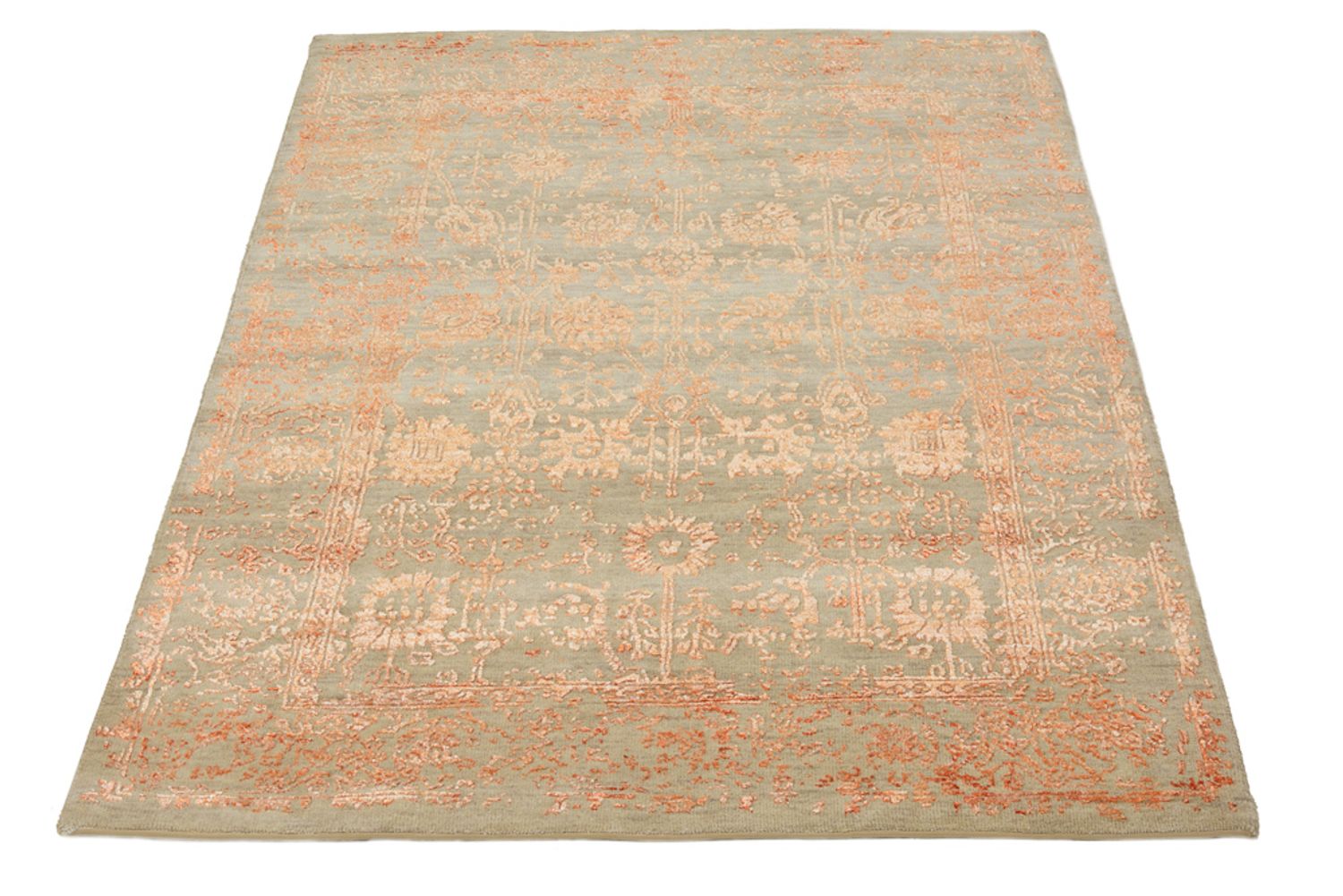 Designer tæppe - 144 x 104 cm - orange