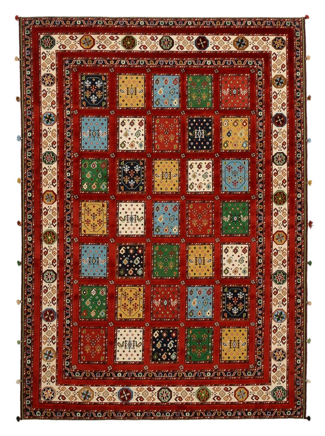 Orientalsk tæppe - 244 x 176 cm - rød