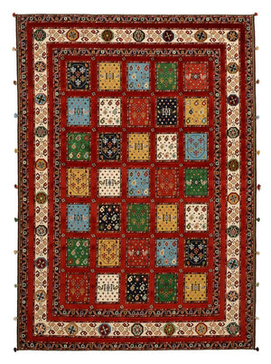 Orientalsk tæppe - 244 x 176 cm - rød