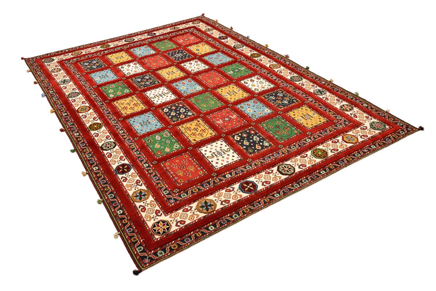 Orientalsk tæppe - 244 x 176 cm - rød