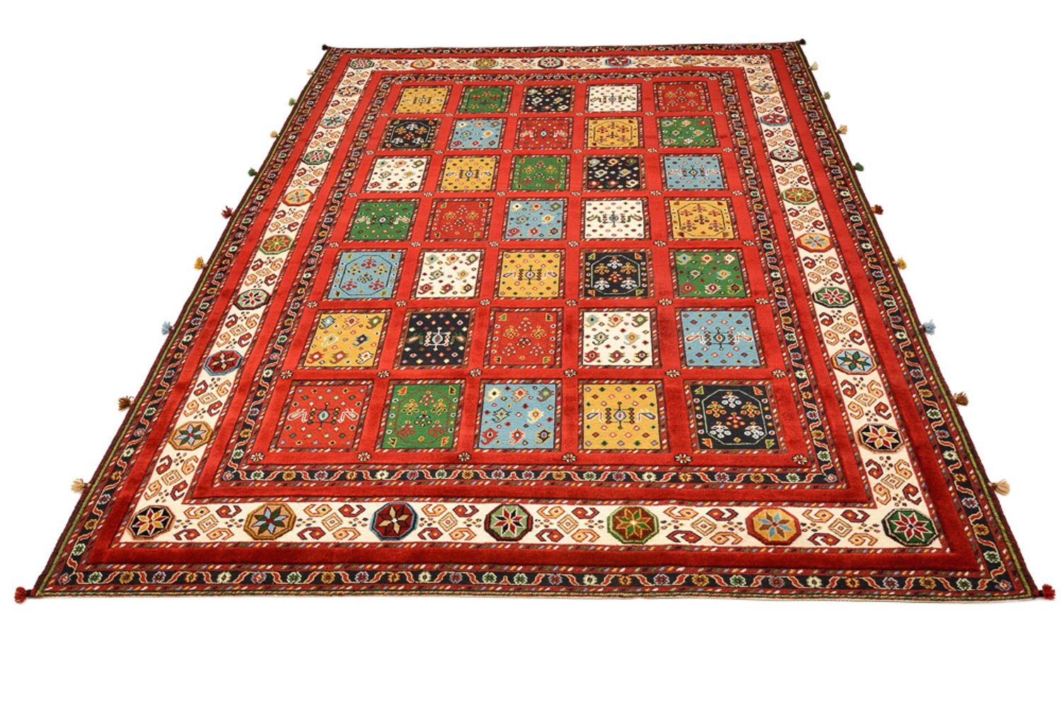 Orientalsk tæppe - 244 x 176 cm - rød