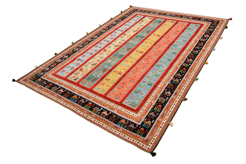 Orientalsk tæppe - 245 x 176 cm - flerfarvet