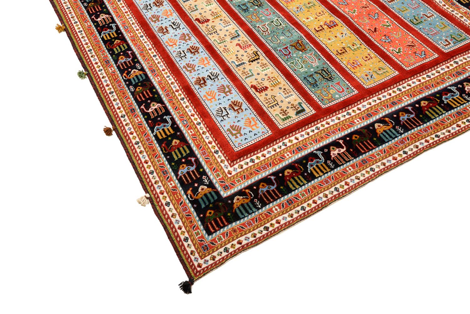 Orientalsk tæppe - 245 x 176 cm - flerfarvet